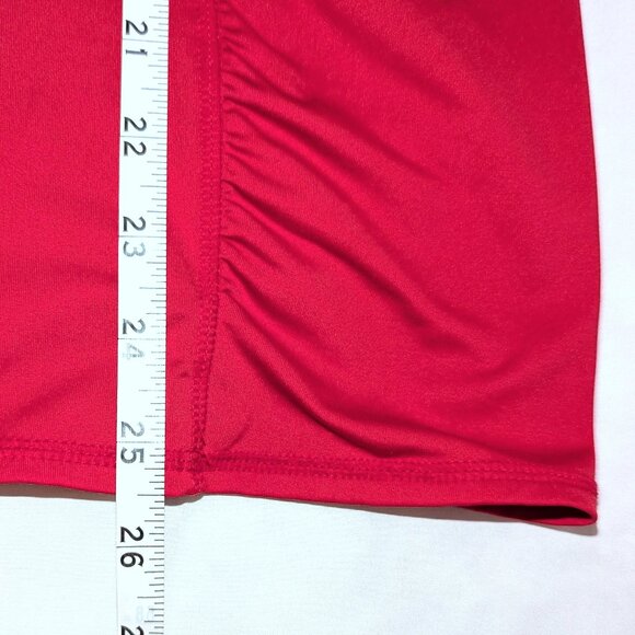 Athleta | Swim or Outdoors Top "Intrepid" Sunshield Cap Sleeve Red | Size Large - Picture 12 of 12